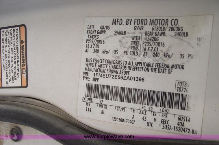 image for item 5426 2006 Ford Explorer XLT SUV