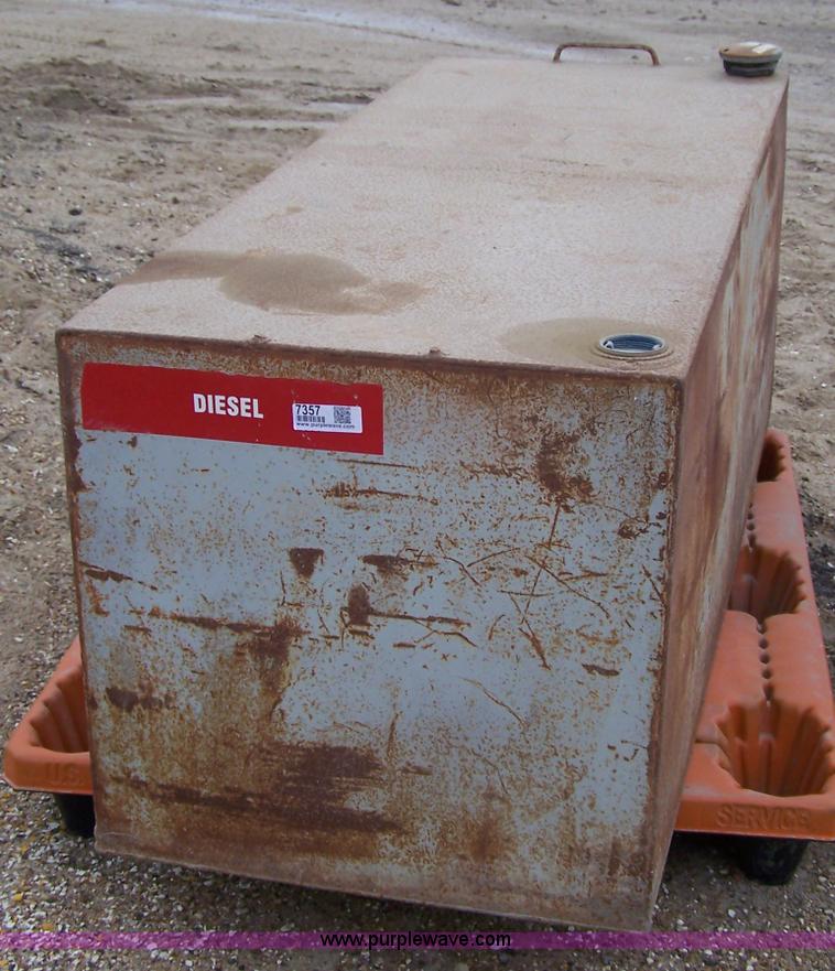 image for item 7357 Steel diesel fuel tank