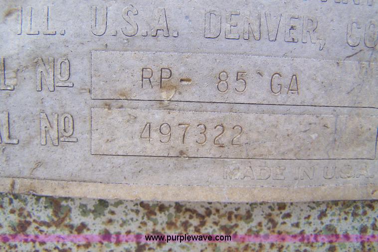 image for item 7386 1966 Gardner RP-85GA air compressor