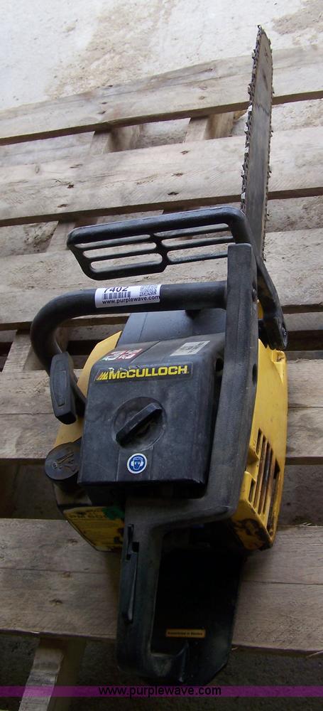 image for item 7402 Mcculloch PM605 chainsaw