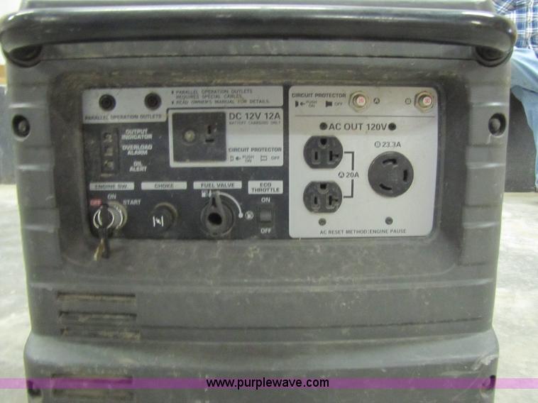 image for item 8466 Honda 3000IS generator