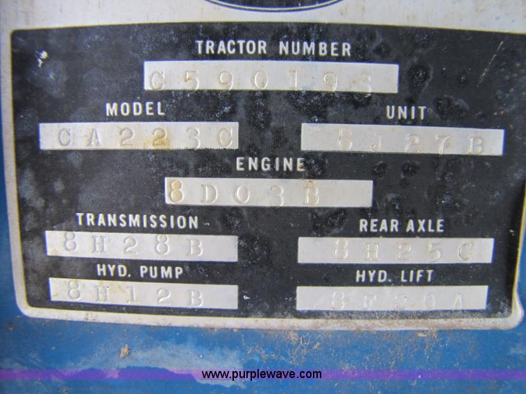 image for item 8570 1978 Ford 3600 tractor