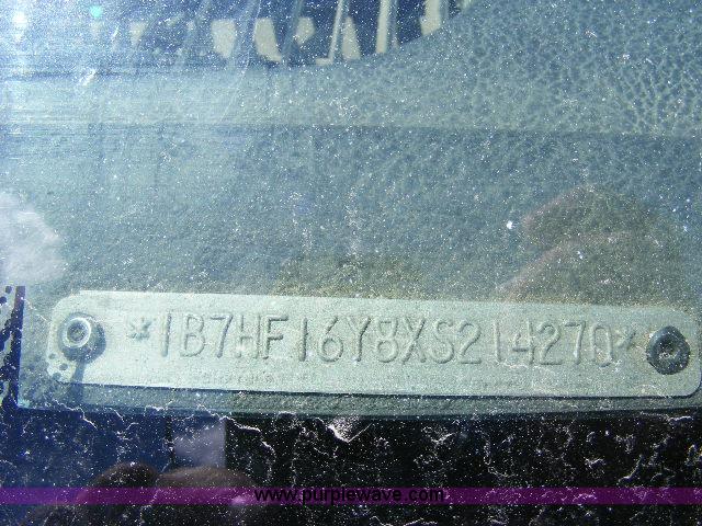 image for item 8611 1999 Dodge Ram 1500 pickup truck