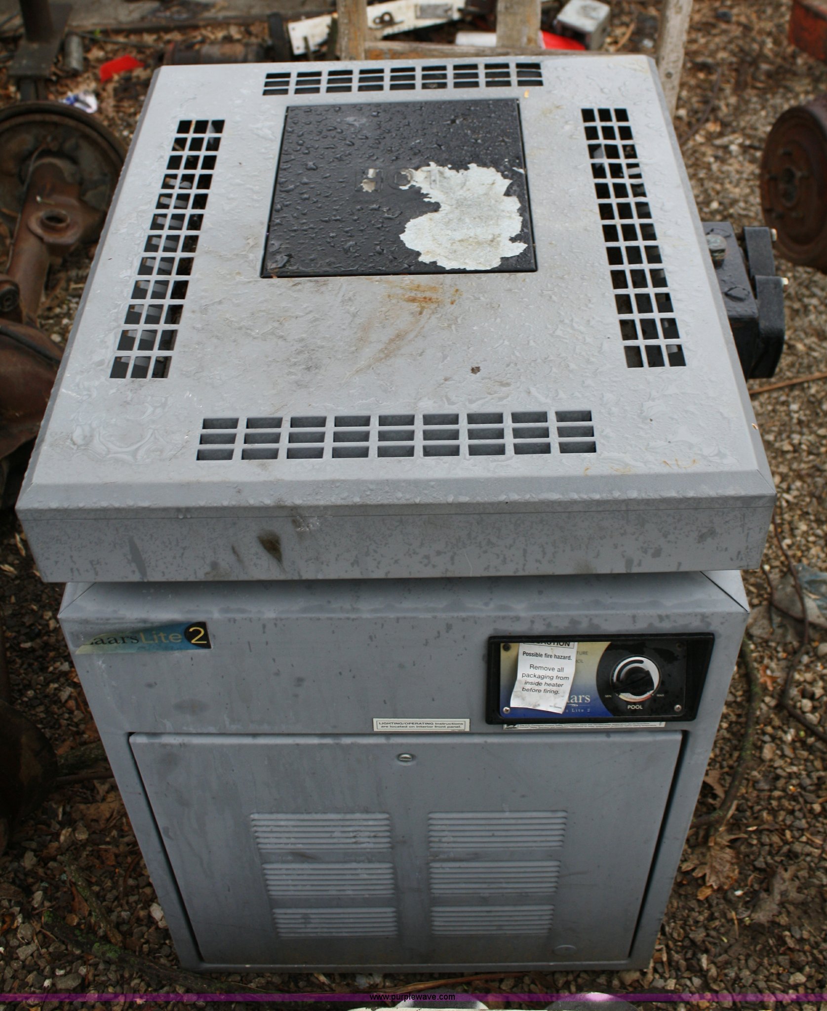 Gas heater for pool in Tonganoxie, KS Item 4865 sold Purple Wave