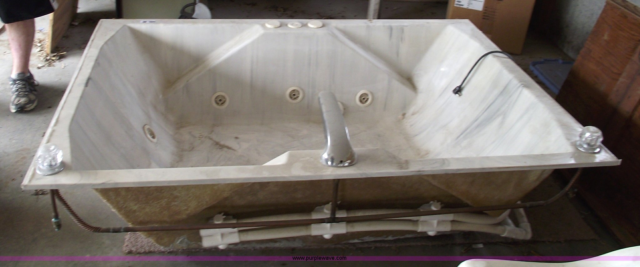 Tiffany marble jacuzzi tub in Warrensburg, MO Item 5465 sold Purple