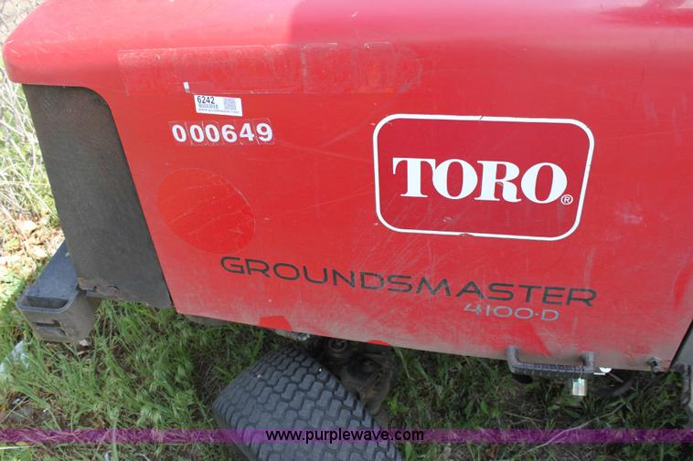 image for item 6242 2004 Toro Groundsmaster 4100-D lawn mower