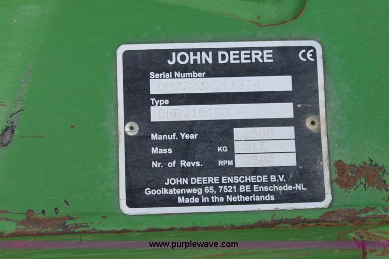 image for item 6245 2005 John Deere 9610 riding lawn mower