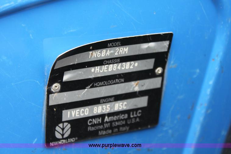 image for item 6265 2007 New Holland TN60A tractor