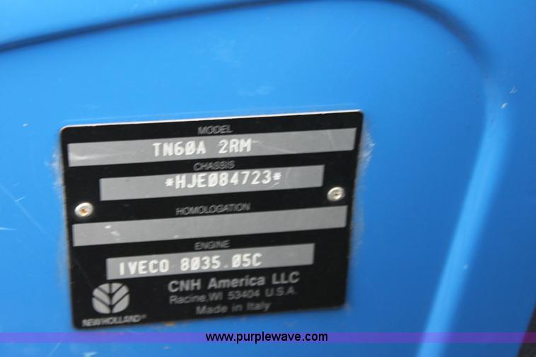 image for item 6269 2007 New Holland TN60A tractor