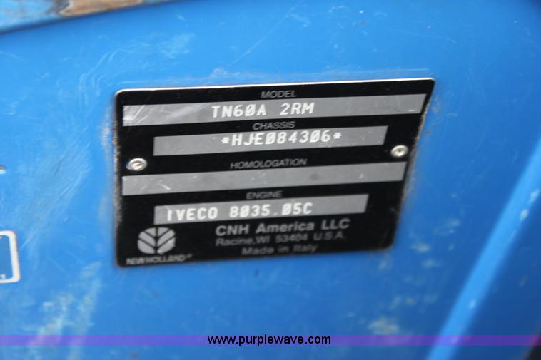 image for item 6285 2007 New Holland TN60A tractor