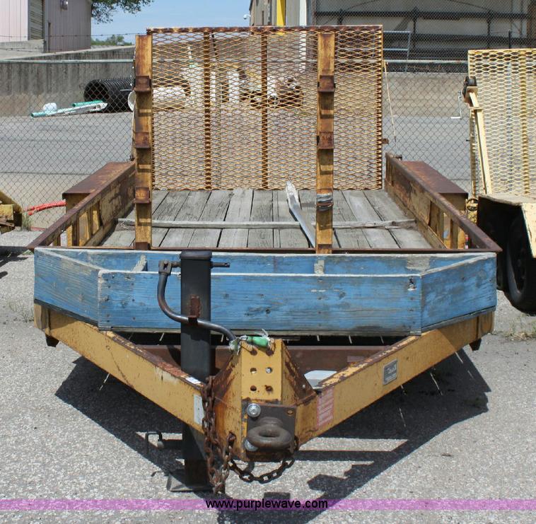 image for item 6392 Belshe 16' tandem axle trailer