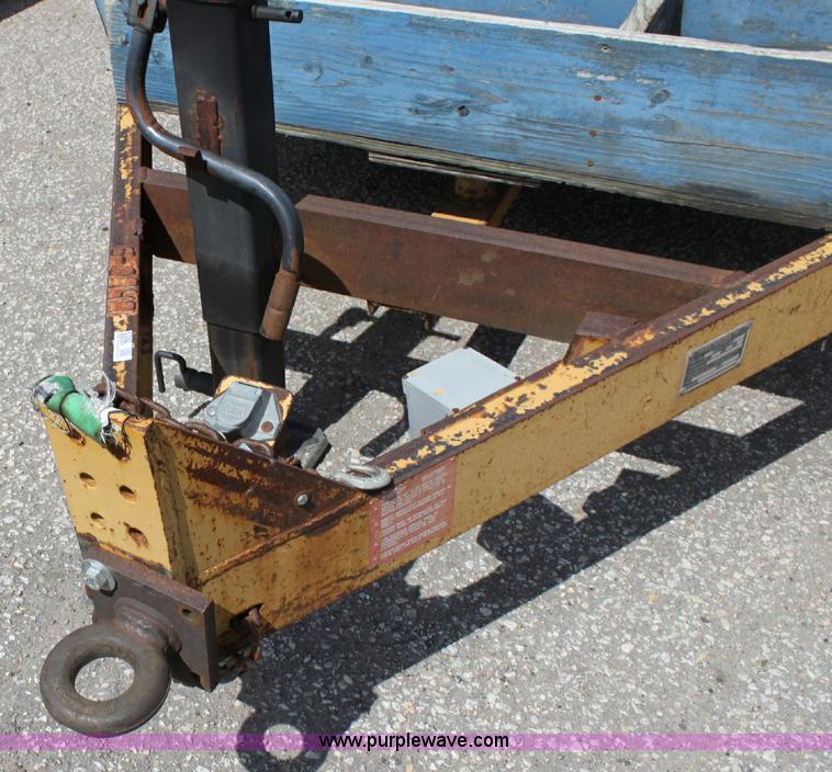 image for item 6392 Belshe 16' tandem axle trailer