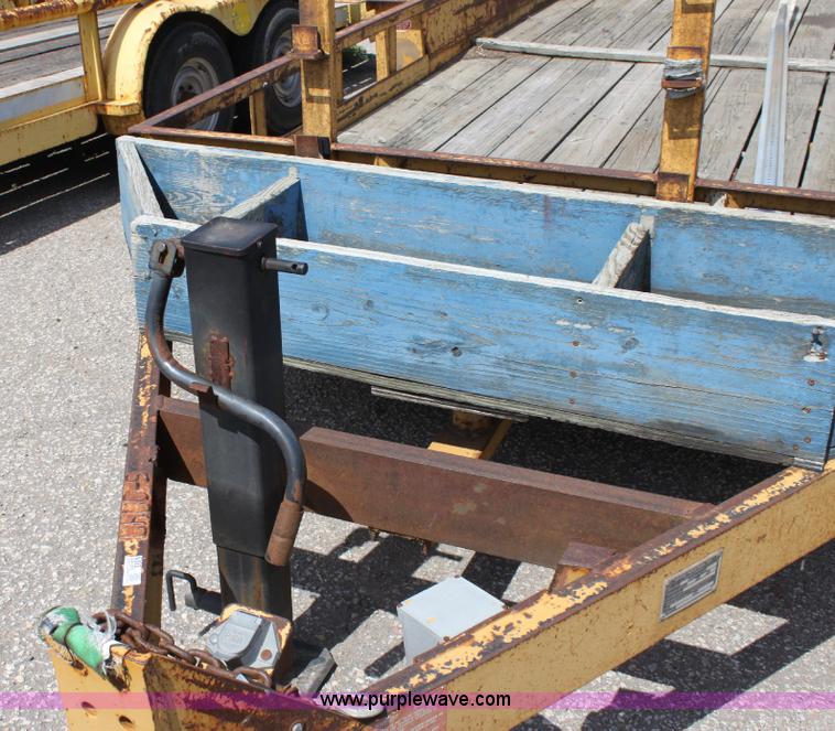 image for item 6392 Belshe 16' tandem axle trailer