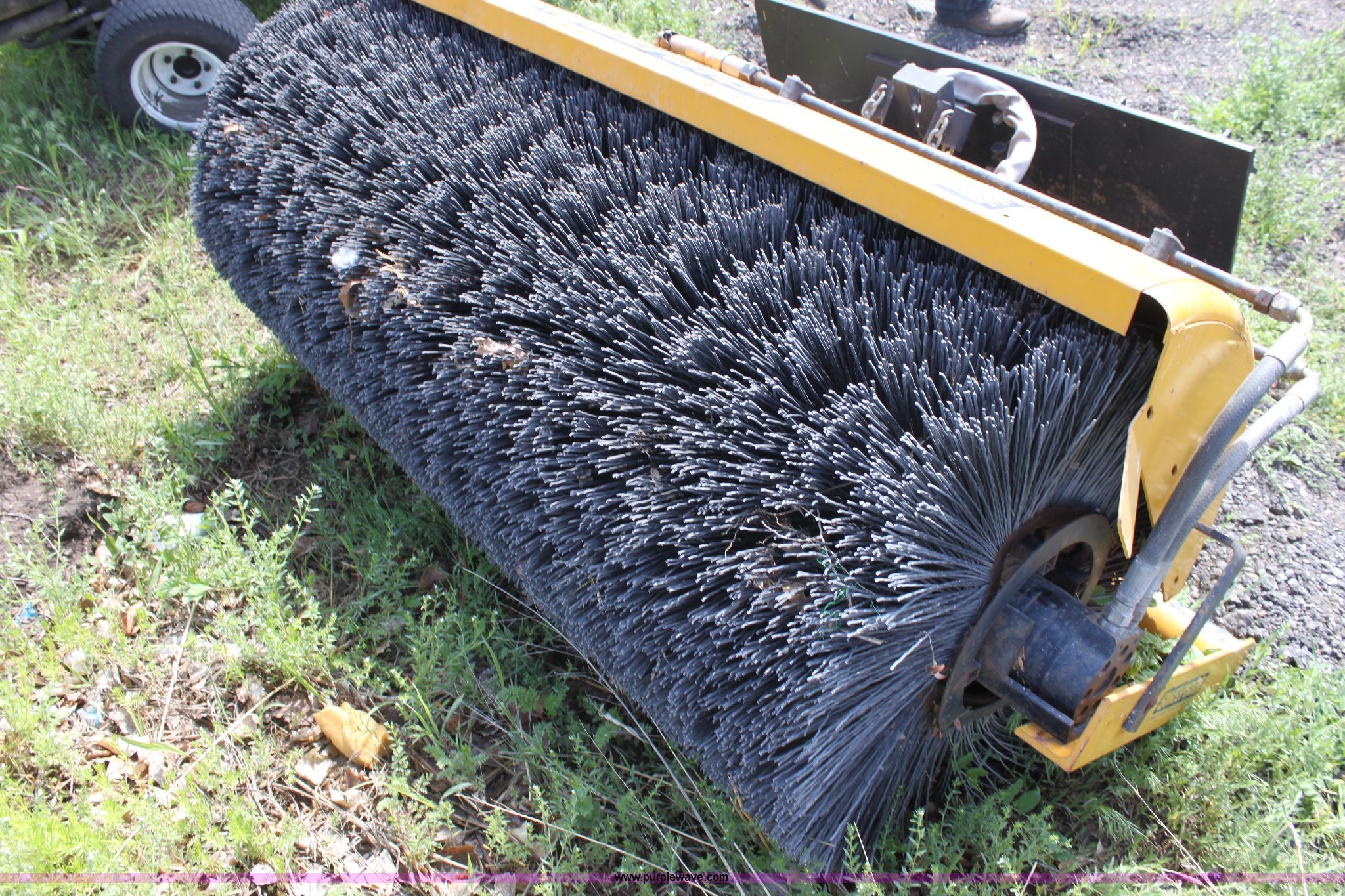 Sweepster 68" skid steer broom in Wichita, KS Item 6240 sold Purple