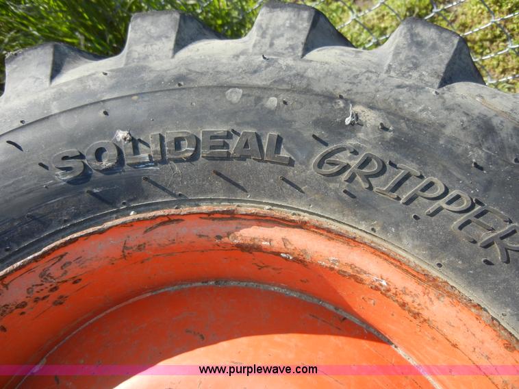image for item 2038 (2) used skid steer tires