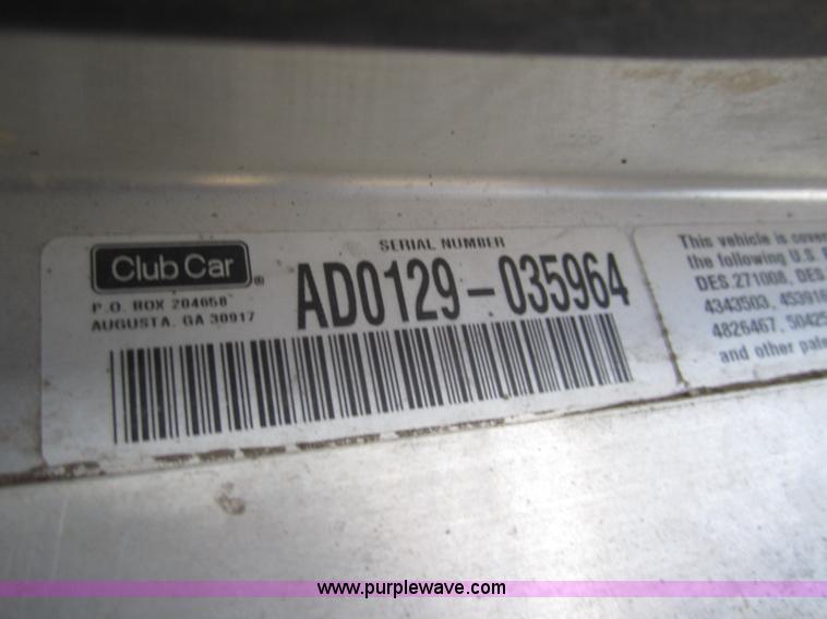 image for item 2993 Club Car Pioneer 1200 utility cart