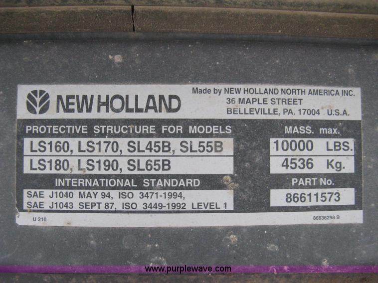 image for item 8135 2000 New Holland LS180 skid loader