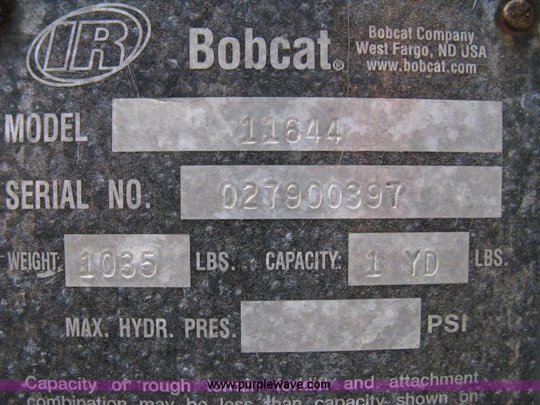 image for item 8145 Bobcat GP bucket