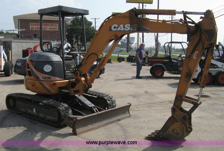 image for item 8156 2003 Case CX36 ZTS compact excavator