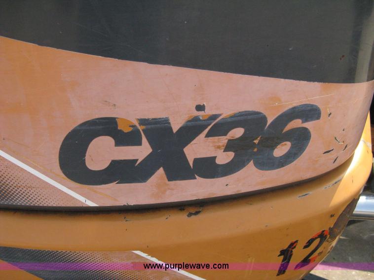 image for item 8156 2003 Case CX36 ZTS compact excavator
