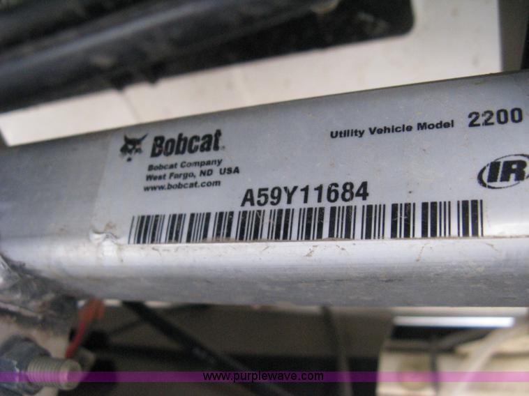image for item 8161 2008 Bobcat 2200 utility vehicle