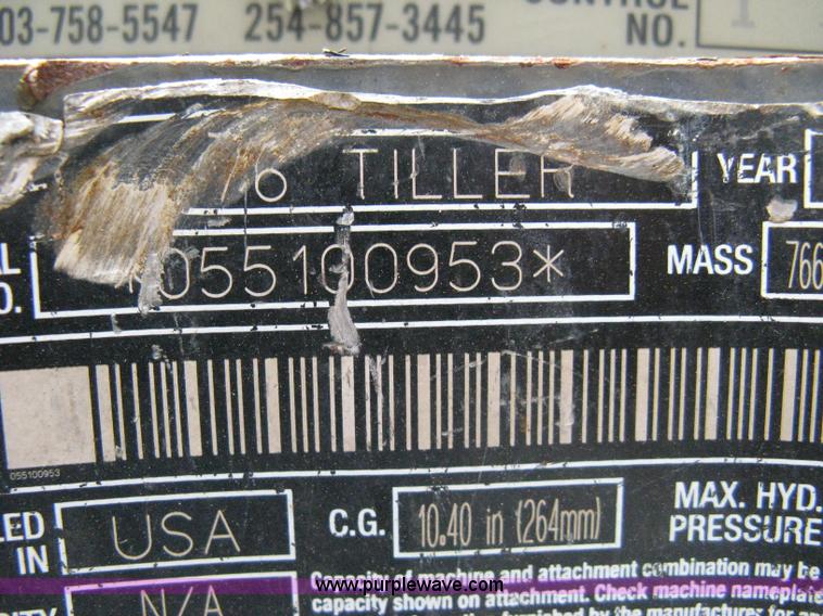 image for item 8188 2007 Bobcat 76" tiller