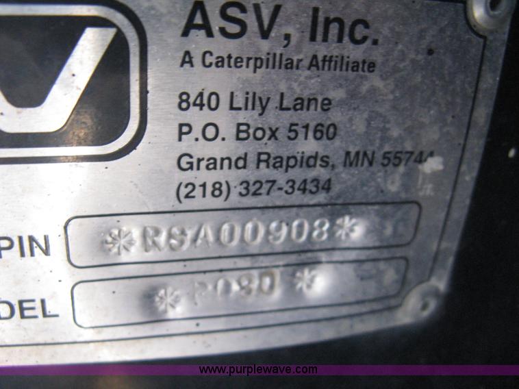 image for item 8199 2001 ASV RC30 track loader