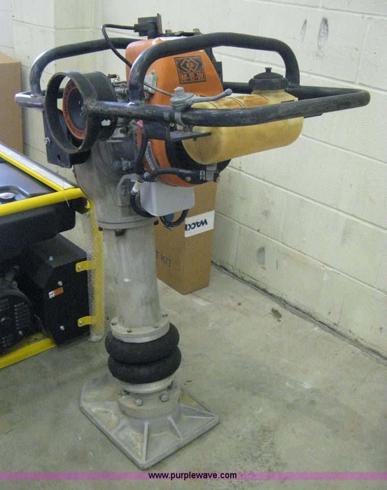MBW R270 ground pounder rammer in Wichita, KS Item 8222 sold Purple