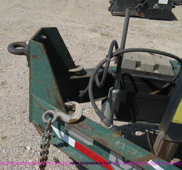 image for item 8235 1997 Maxey tandem axle flatbed trailer