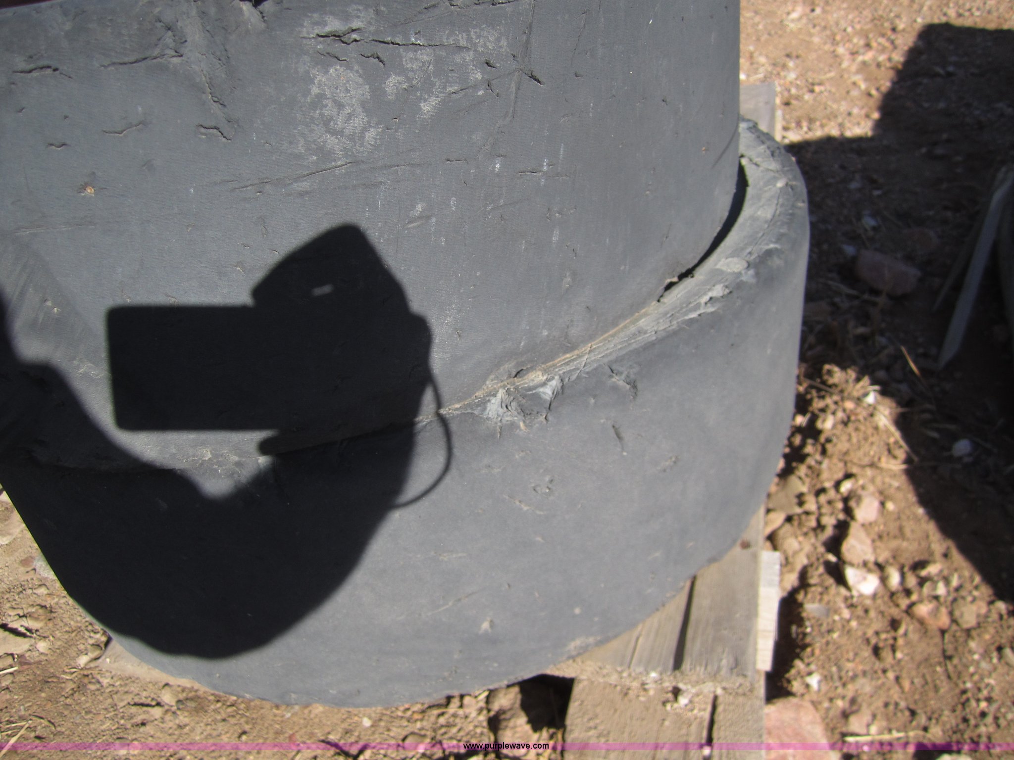 (4) 7.5016 hard tires in Colorado Springs, CO Item 3022 sold