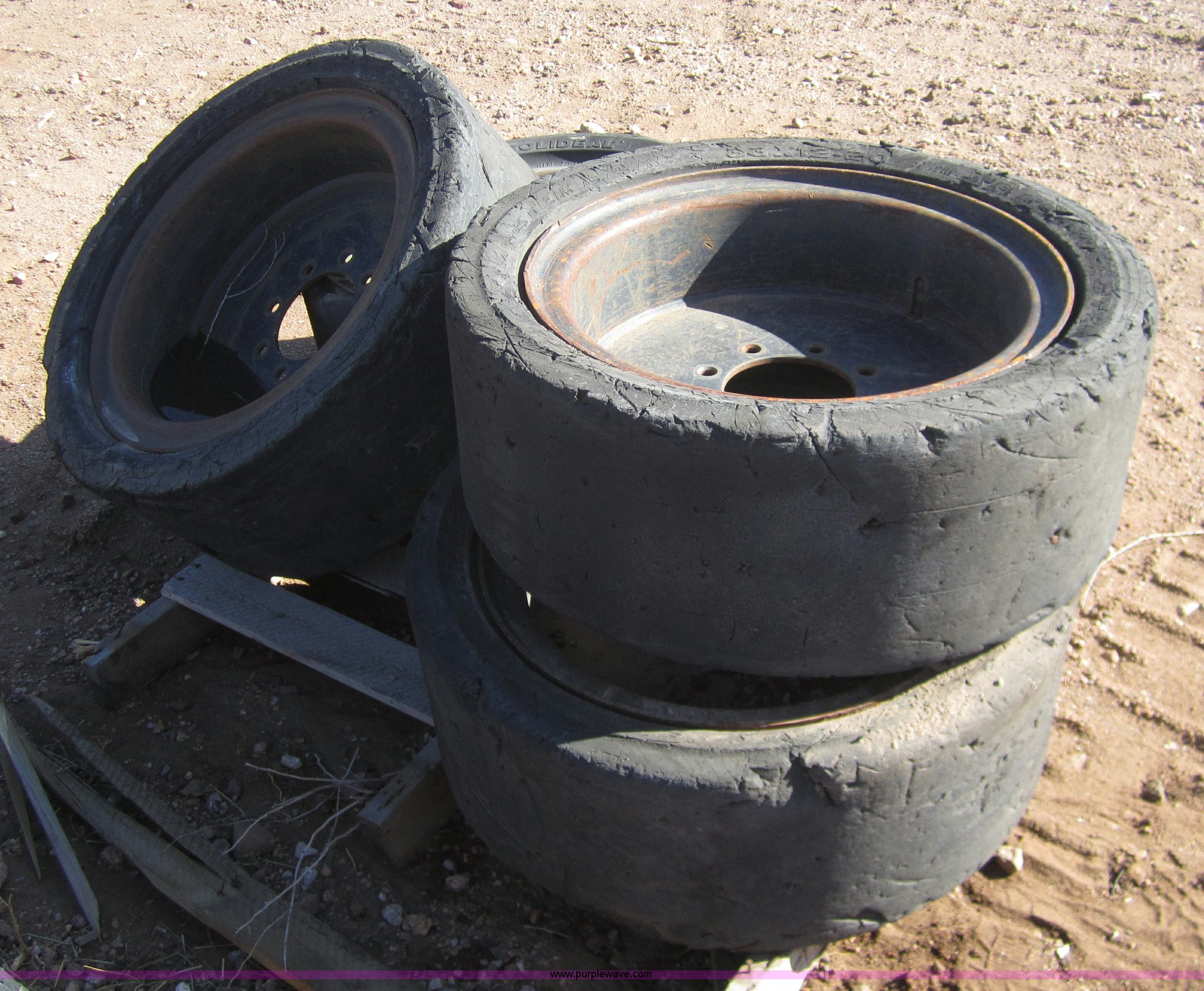 (4) Safety Master 7.5020 hard tires in Colorado Springs, CO Item