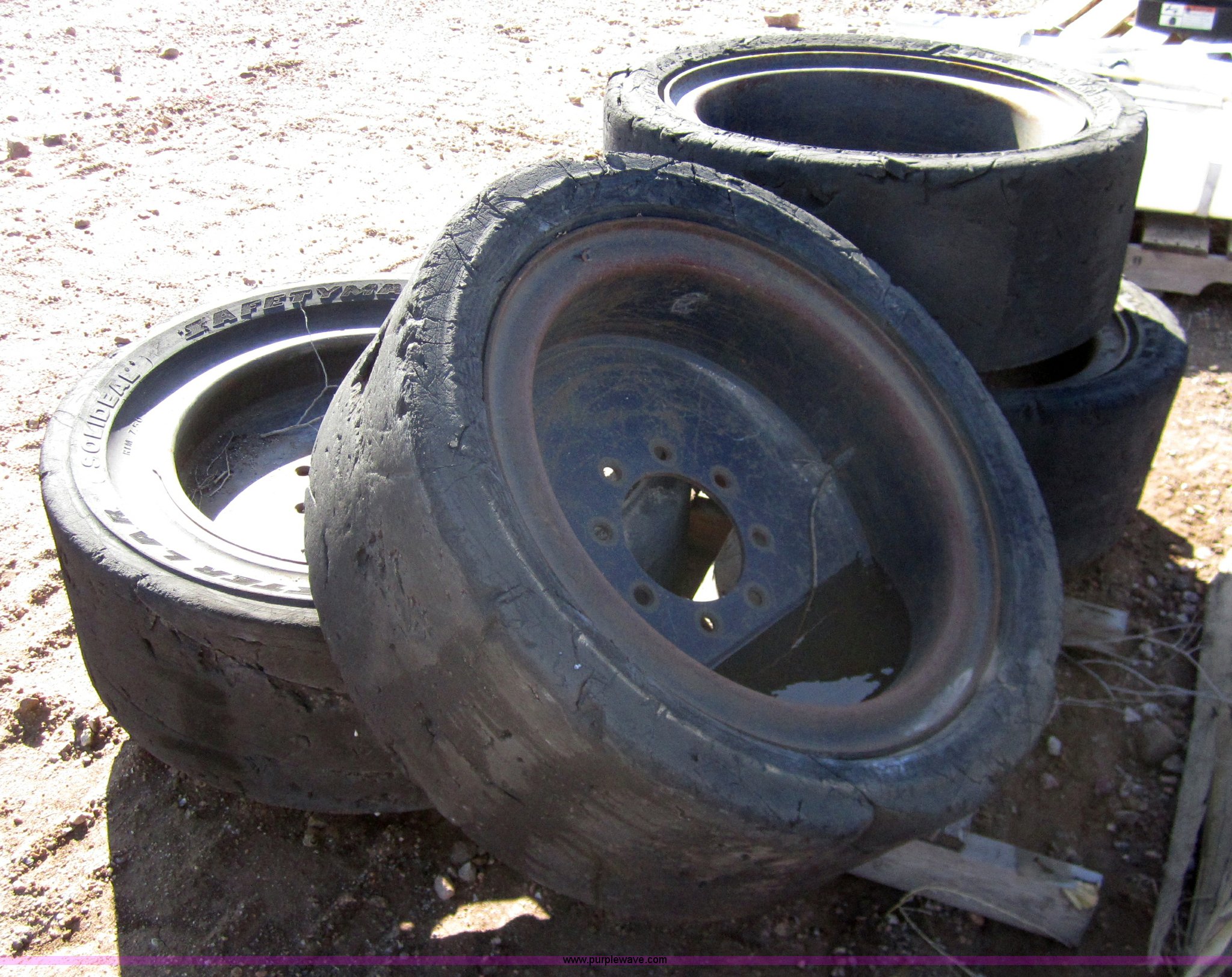 (4) Safety Master 7.5020 hard tires in Colorado Springs, CO Item