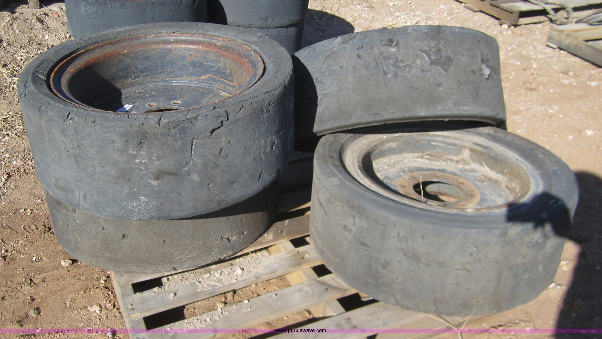 (4) Safety Master 7.5020 hard tires in Colorado Springs, CO Item