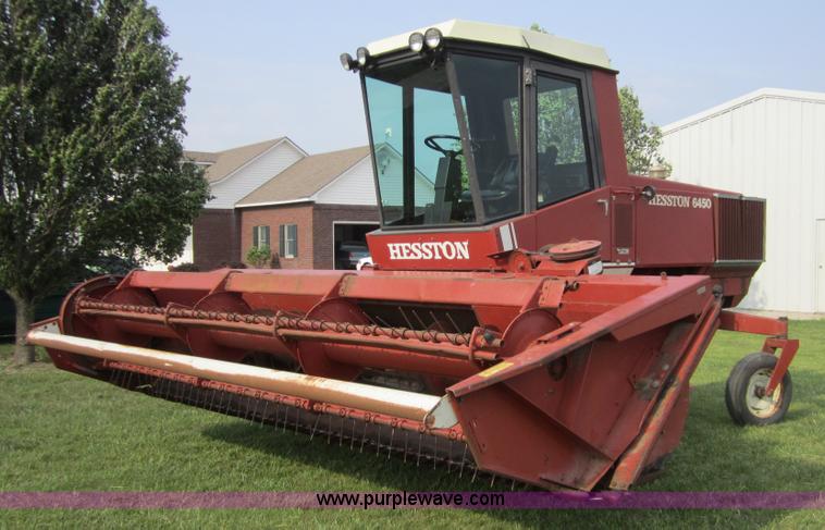 image for item 3709 Hesston 6450 swather