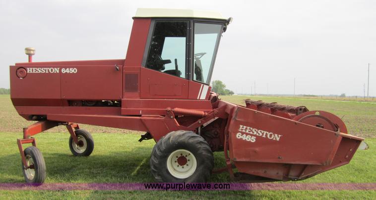 image for item 3709 Hesston 6450 swather