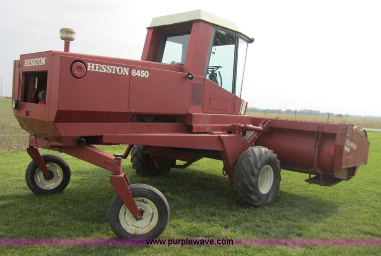 image for item 3709 Hesston 6450 swather