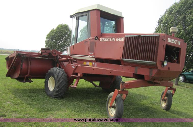 image for item 3709 Hesston 6450 swather