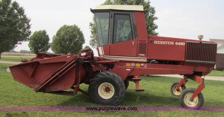 image for item 3709 Hesston 6450 swather