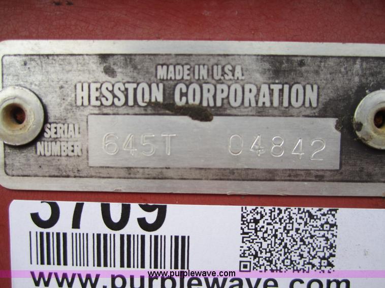 image for item 3709 Hesston 6450 swather