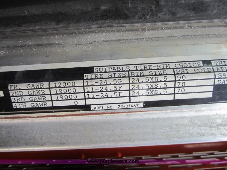 image for item 3885 1993 Peterbuilt 379 extended hood semi truck