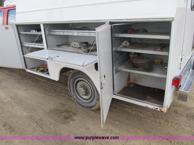 image for item 4105 1992 Ford F350 XL crew cab service truck