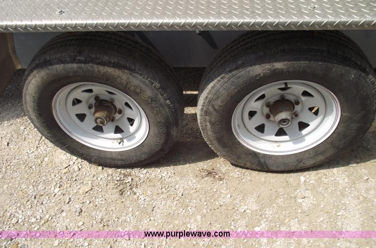 image for item 5374 35' aluminum towable livestock chute