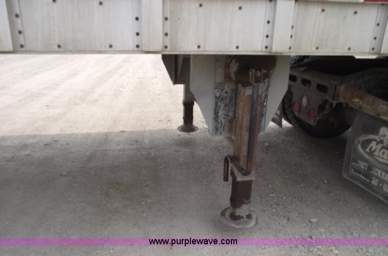 image for item 5378 1997 Wilson 50' double decker aluminum hog/stock trailer