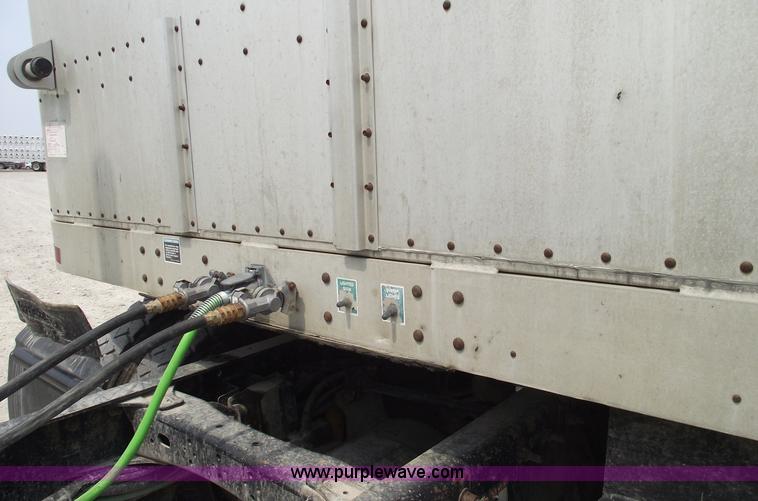 image for item 5378 1997 Wilson 50' double decker aluminum hog/stock trailer