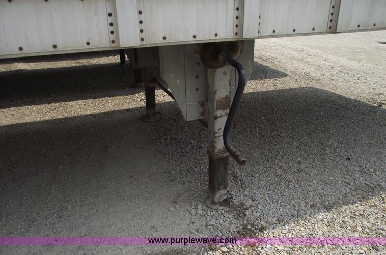 image for item 5379 1996 Wilson 50' double deck aluminum hog/stock trailer