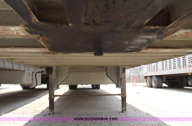 image for item 5379 1996 Wilson 50' double deck aluminum hog/stock trailer