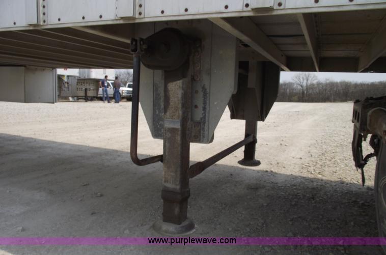 image for item 5380 1996 Wilson double deck aluminum hog/stock trailer