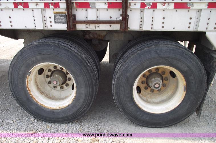 image for item 5380 1996 Wilson double deck aluminum hog/stock trailer