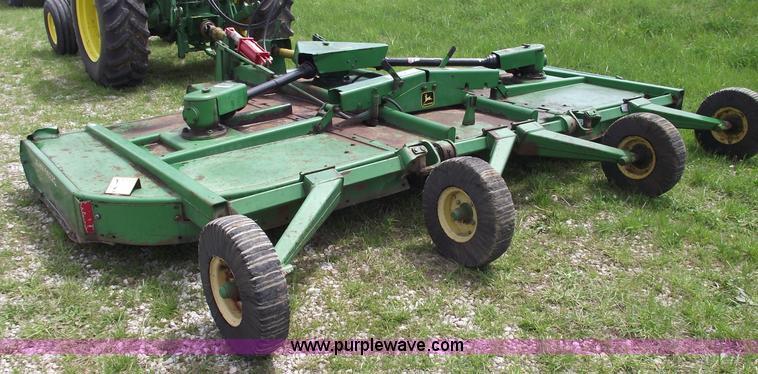 image for item 5442 John Deere 1508 15' bat wing rotary mower