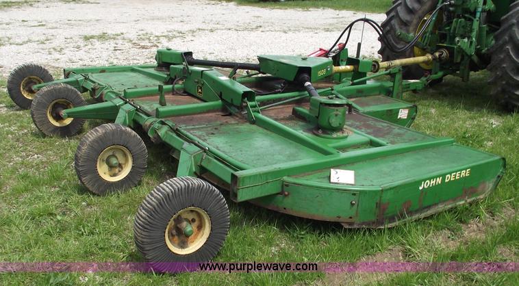 image for item 5442 John Deere 1508 15' bat wing rotary mower